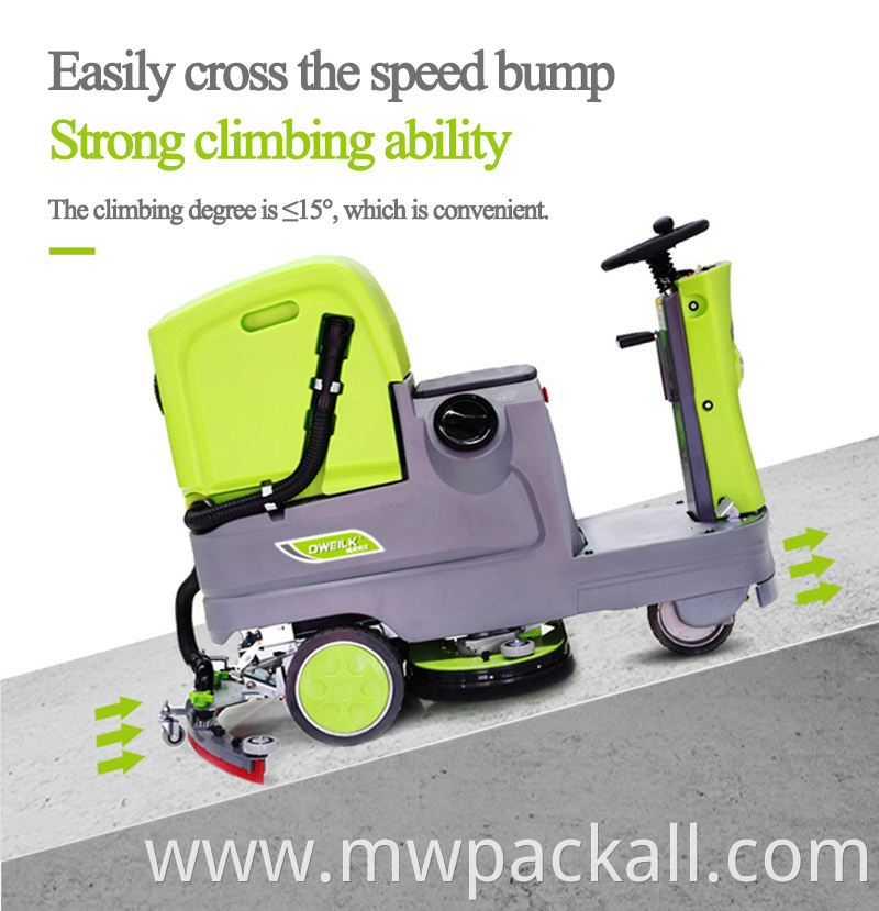 Electric floor cleaning machine scrubber Floor Washing Cleaning Auto Scrubber Machine automatic floor scrubber machine